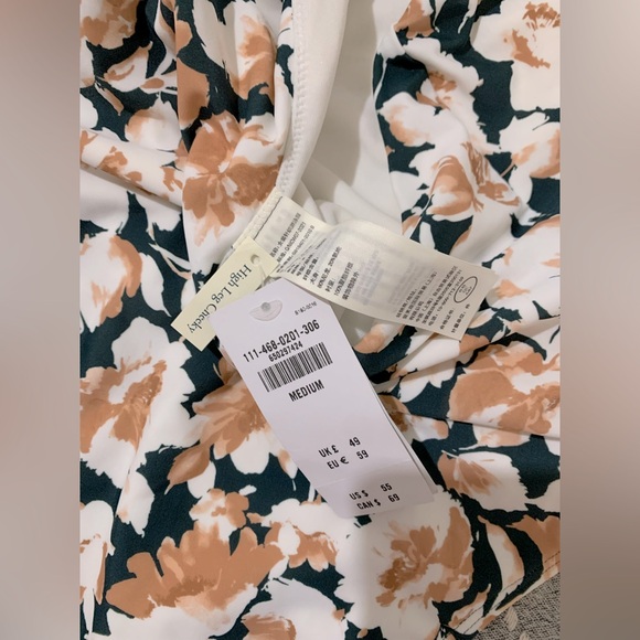 Abercrombie & Fitch One-Piece High Leg Cheeky Halter Cross Top Swimsuit Medium - Picture 9 of 9